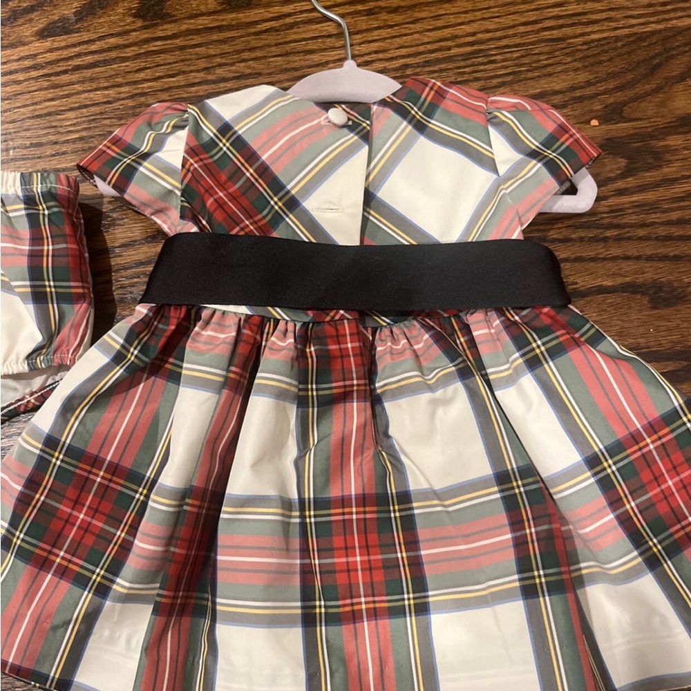 Beautiful ralph Lauren plaid dress with bloomer